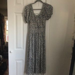 Smock-Waist Peasant Midi Dress by Madewell